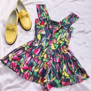 Vanessa Mooney - THE ELISABETH ROMPER DRESS - PINK CALLA LILY